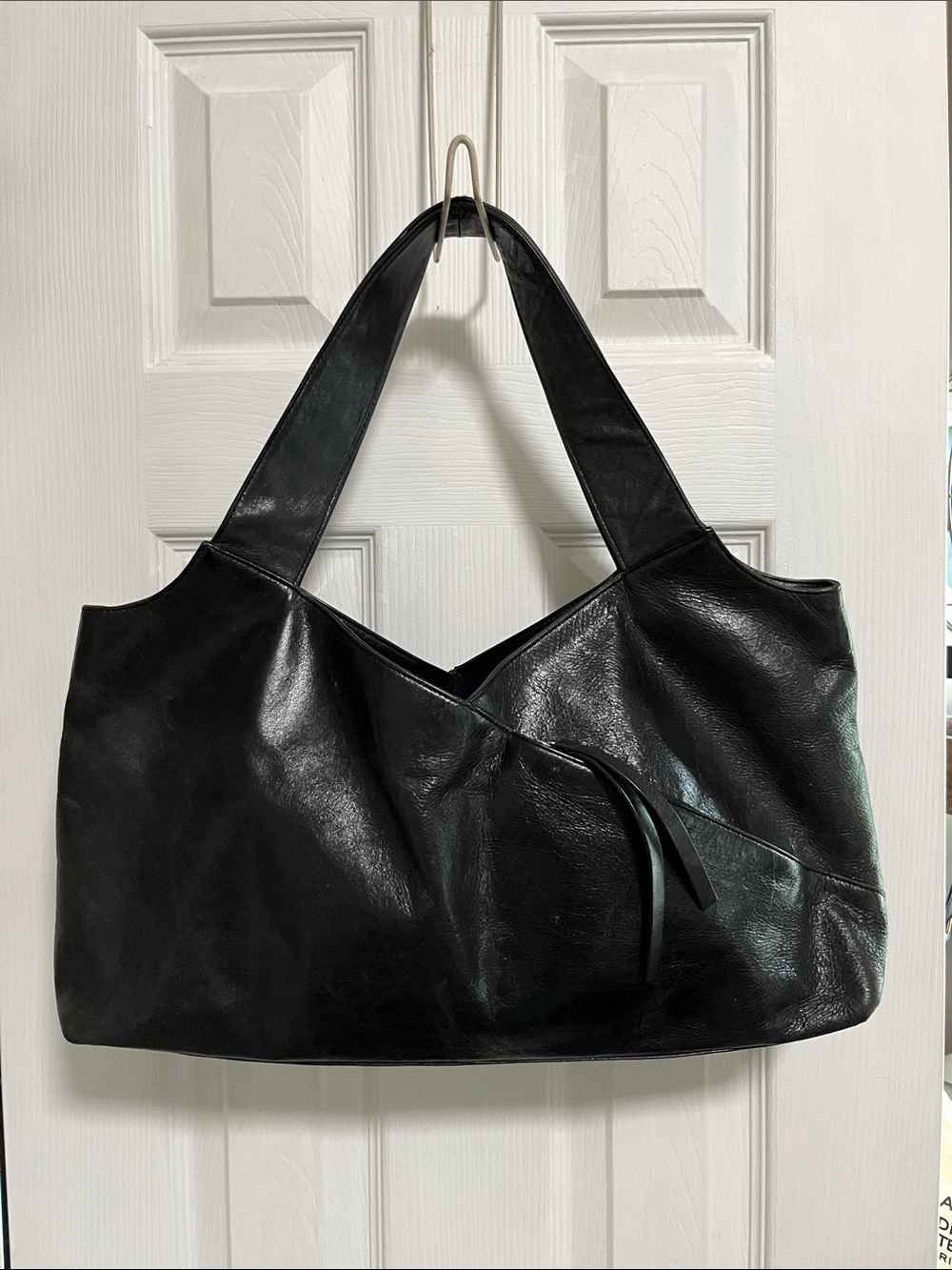 HOBO Black Leather Shoulder Bag